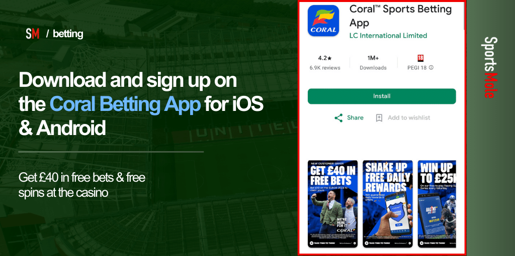 Coral betting app