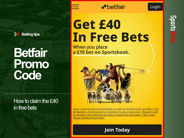 betfair sportsbook free bet