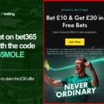 Bet365 Bonus Code: Use ‘365MOLE’ for £30 in Free Bets