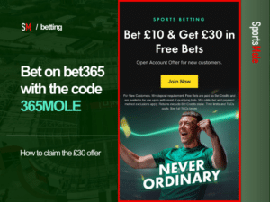 Bet365 Bonus Code: 365MOLE | Get £30 in Free Bets in 2024