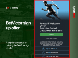 Betvictor sign up offer – Sign up to claim £40 in free bets