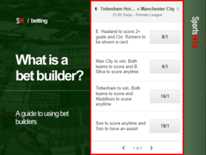 What is a bet builder in sports betting?: How to place and use bet builders correctly