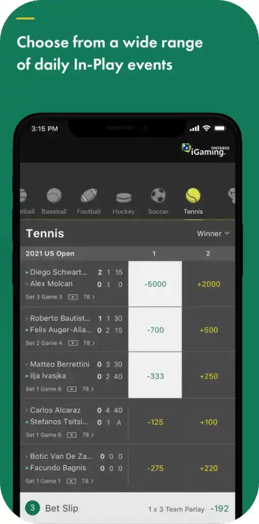 Bet365 odds