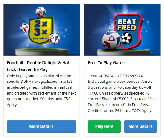 Betfred promotions