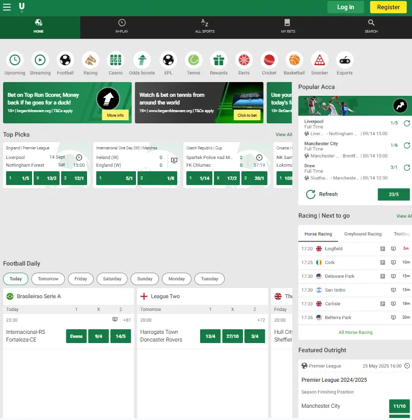 Unibet site