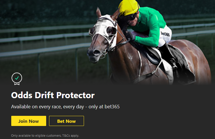 bet365 code: Turnbull Stakes odds and offers: odds drift protector