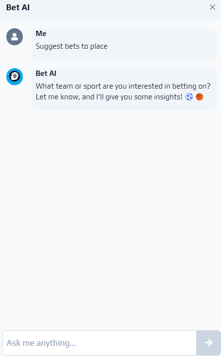 My AI bet on Netbet