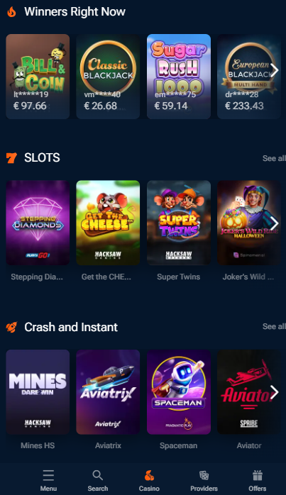 pinnacle casino games overview