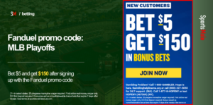 Fanduel Promo Code: MLB Playoffs – Get $150 in bonus bets