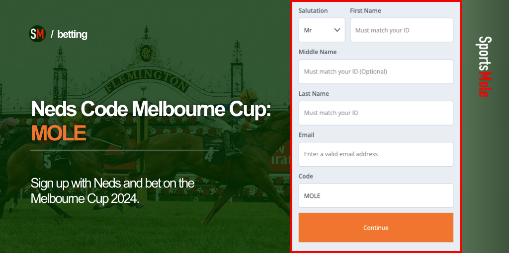 Neds Code "MOLE" Melbourne Cup 2024 Offers, Odds, and Betting Tips