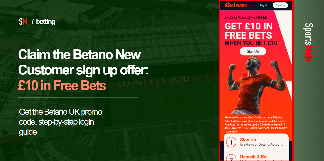 Betano Promo Code & Sign Up Offer | £10 Free Bets