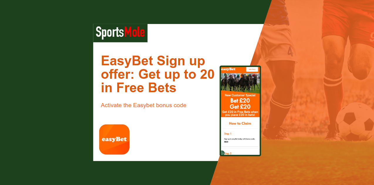 EasyBet Bonus Code & Sign Up Offer UK | Get £20 in free bets