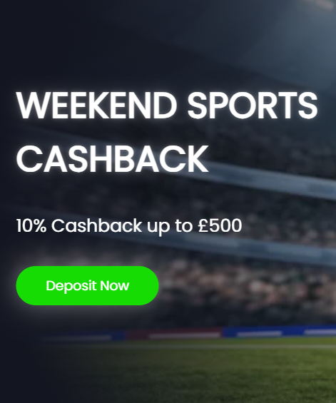 weekend sports cashback £500