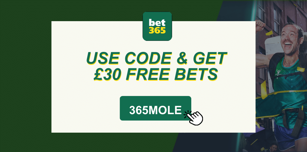 Bet365 bonus code UK – 365MOLE for £30 free bets for Cheltenham 2025