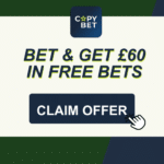 Copybet sign up offer – Get £60 in free bets (2025)