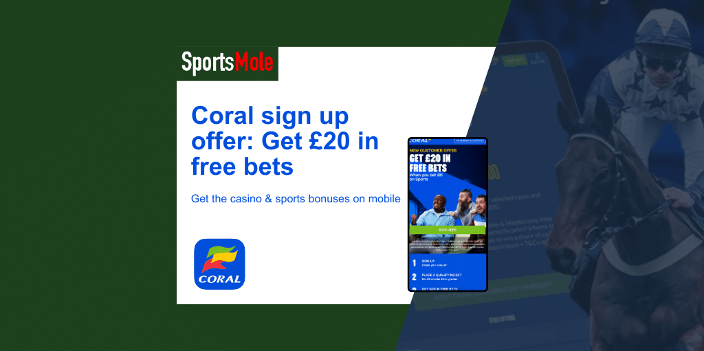 Coral Sign Up Offer | Up to £20 for New Customers