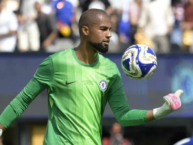 Robert Sanchez in action